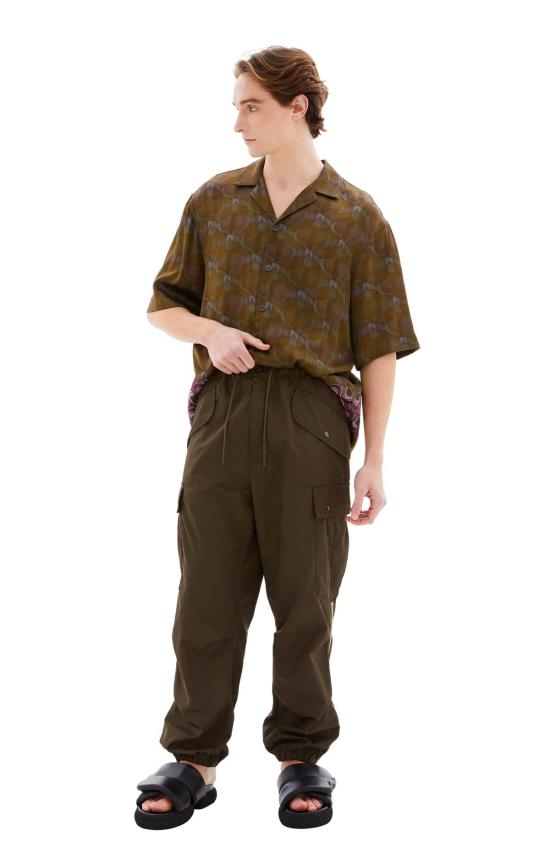  드리스 반 노튼 스트레이트 팬츠 Dries Van Noten 펜틴  카키