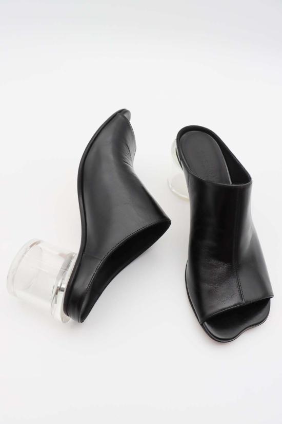  마르지엘라 뮬/슬리퍼 메종  힐 뮬 블랙 - MAISON MARGIELA