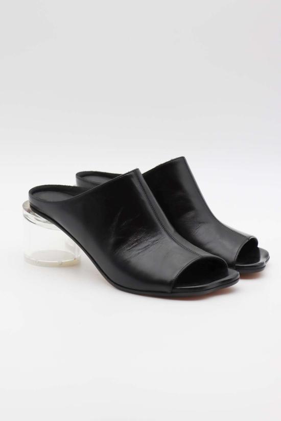 마르지엘라 뮬/슬리퍼 메종  힐 뮬 블랙 - MAISON MARGIELA