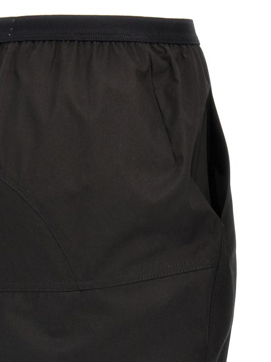  릭 오웬스 롱 스커트 필러 롱 미니 스커트 블랙 - RICK OWENS