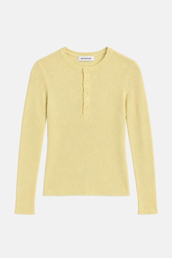  더 타일 클럽 스웨터 BCWT211 YELLOW