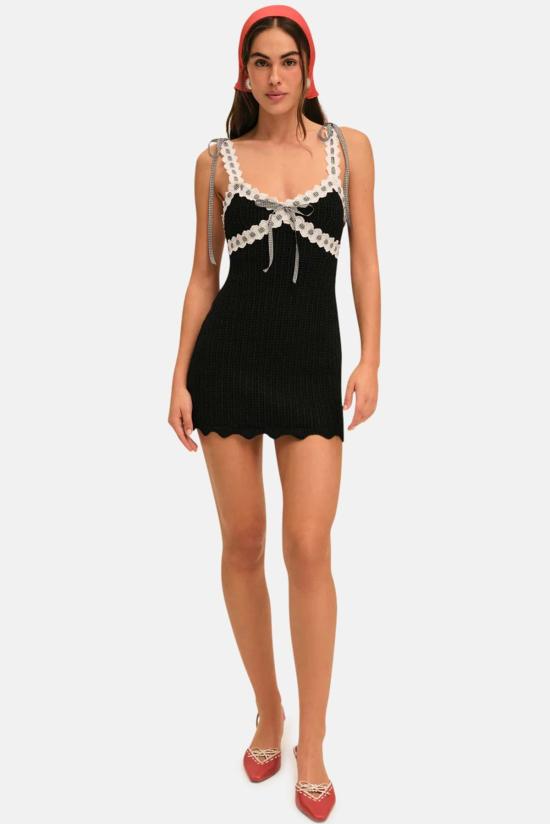  포러브앤레몬스 숏 원피스 CD3387 SU25 BLACK - FOR LOVE & LEMONS
