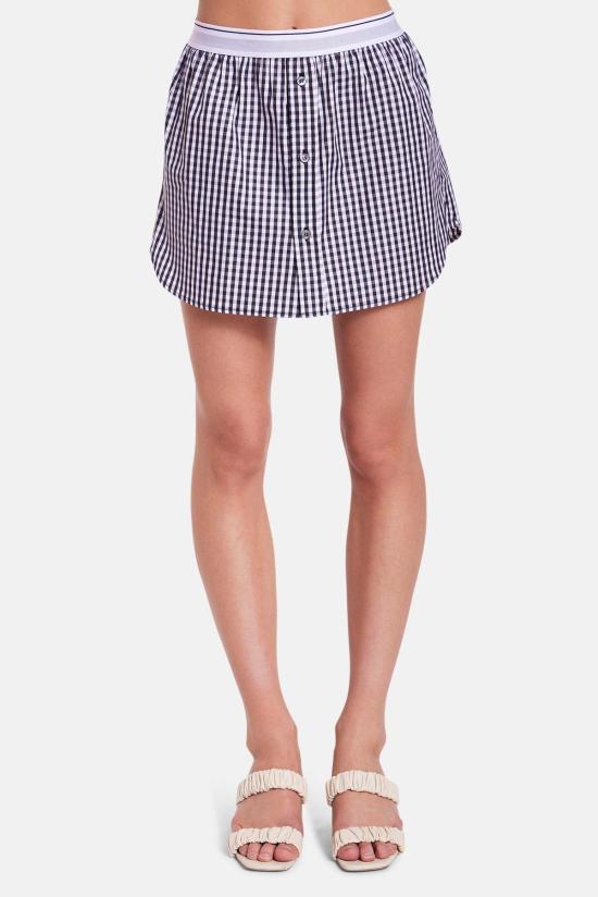  더 타일 클럽 숏 스커트 BCTC2582B GINGHAM