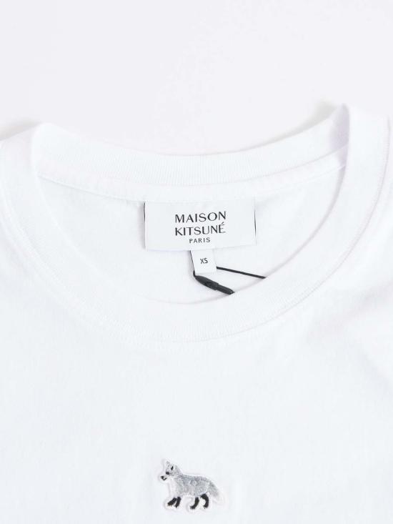  메종키츠네 반팔 티셔츠 OW00104KJ0008 WHITE - MAISON KITSUNE