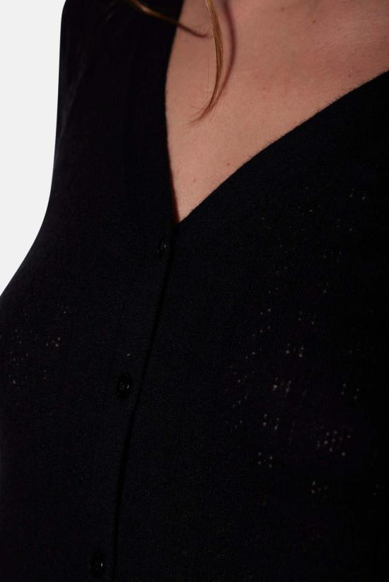  더 타일 클럽 가디건 W25 010 BLACK - THE TILE CLUB