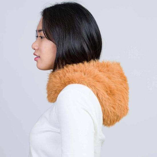  벌루프 바라클라바 Verloop 모피 후드 러스트/스톤 블루 - VERLOOP