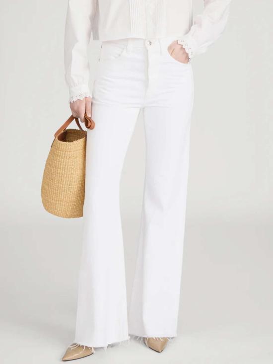  프레임 데님 팬츠 Frame The Lax Raw Fray Jeans - FRAME