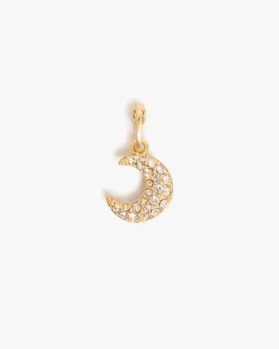  클레어 브이 목걸이/팬던트 클레어 V. 크레센트 참 빈티지 골드 - CLEARE V.