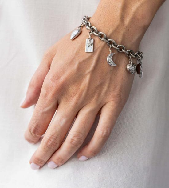  로니 폴 주얼리 팔찌 참 팔찌 실버 - LONI PAUL JEWELRY