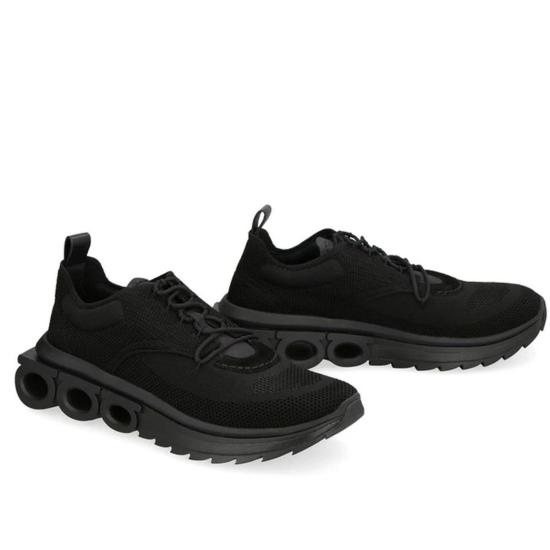  살바토레 페라가모 스니커즈 페라가모 패브릭 운동화 블랙 - SALVATORE FERRAGAMO