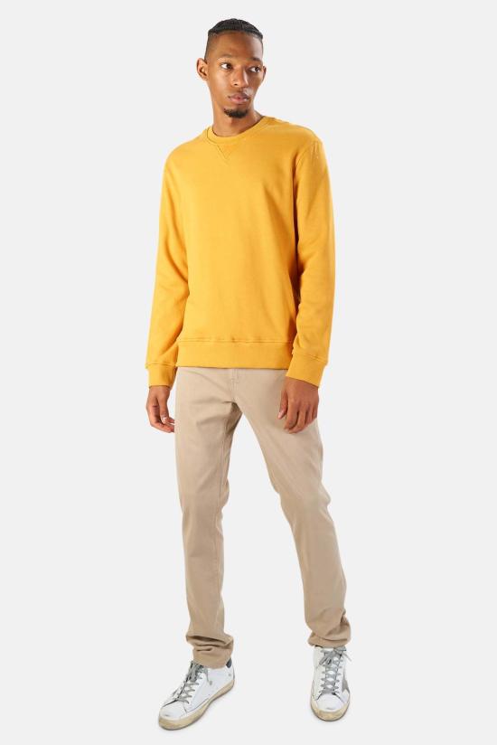  블루&크림 긴팔 티셔츠 FW21WV BC18T YELLOW - BLUE&CREAM