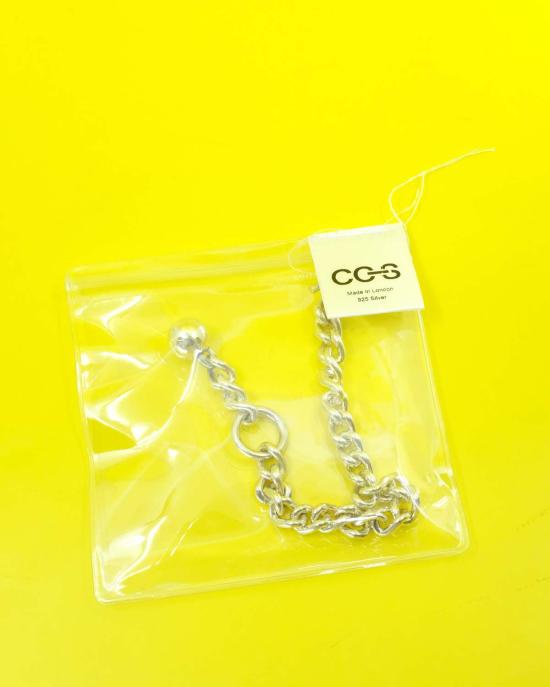  씨씨 스테딩 브레이슬릿 Cc Steding 스털링 실버 헤비 체인 - CC-STEDING