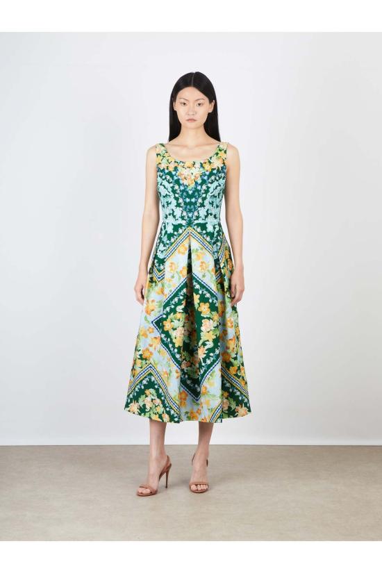  살로니 롱 원피스 Saloni Martine 드레스 벨리스 리스