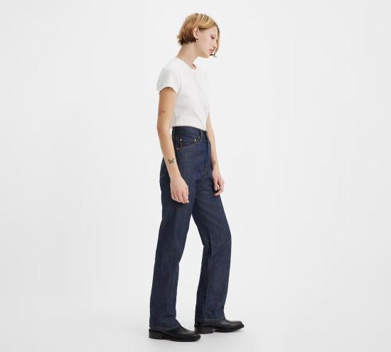  리바이스 데님 팬츠 Levi's 빈티지 1950's 701 셀비지 데님 다크 인디고 - LEVI'S