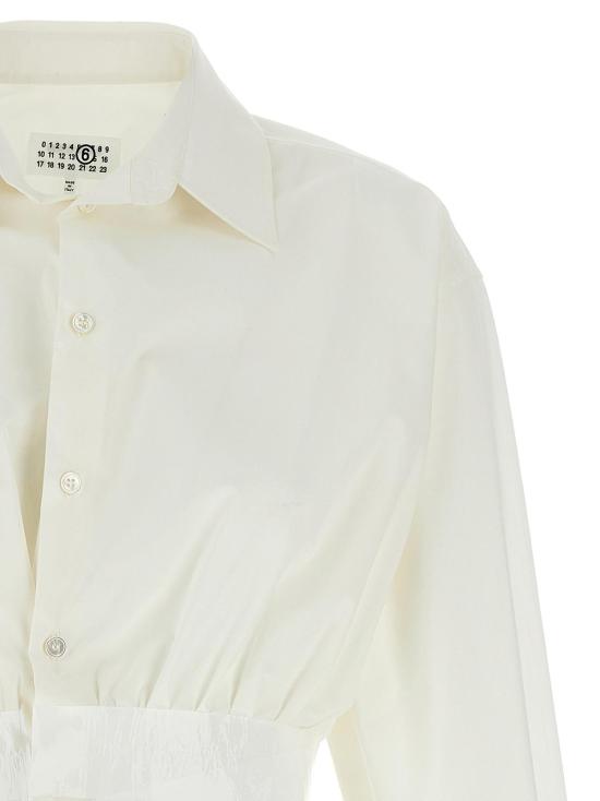  MM6 메종마르지엘라 셔츠 Mm6 메종 마르지엘라 코튼  화이트 - MM6 MAISON MARGIELA