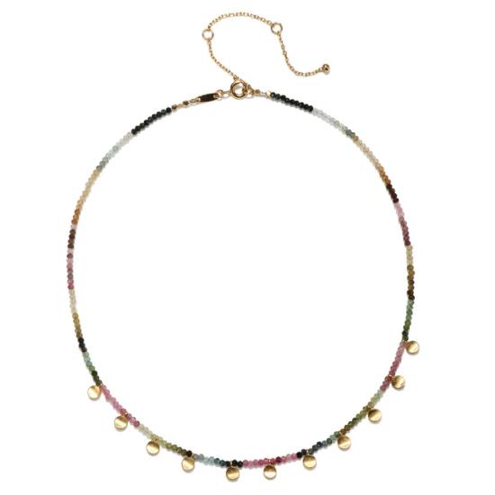  Satya Jewelry 목걸이/팬던트 사티아 주얼리 평화와 보호 투르말린 초커 목걸이 옐로우 골드 - OTHER BRANDS
