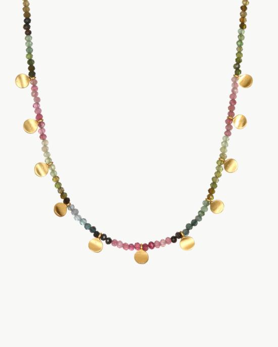  Satya Jewelry 목걸이/팬던트 사티아 주얼리 평화와 보호 투르말린 초커 목걸이 옐로우 골드