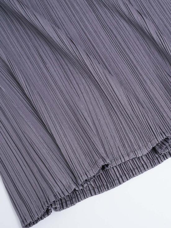 플리츠플리즈 베이직 슬리브리스 미니 원피스 PP48JT107 GRAY - PLEATS PLEASE
