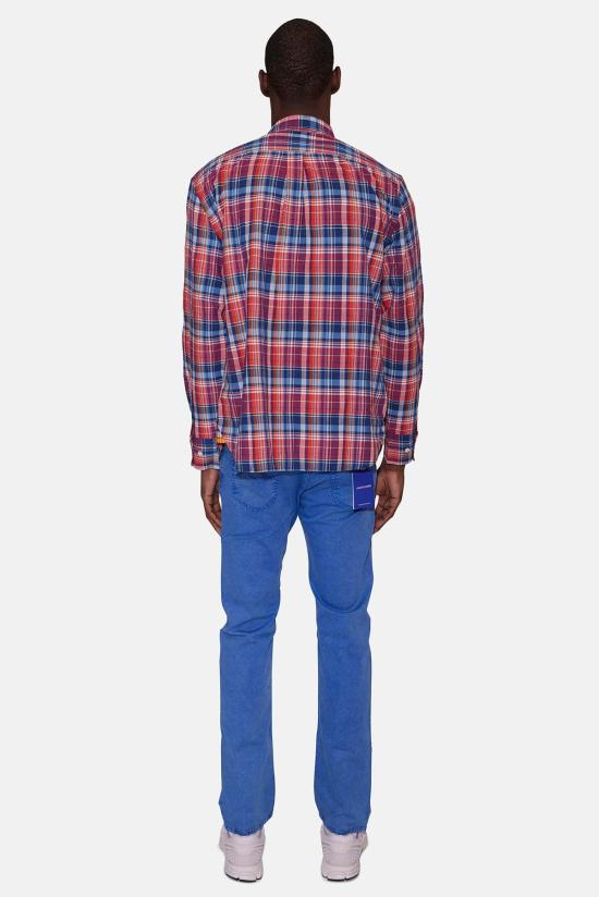  Original Madras Trading Company 셔츠 OM44603 02 RED MULTI CHECK - OTHER BRANDS