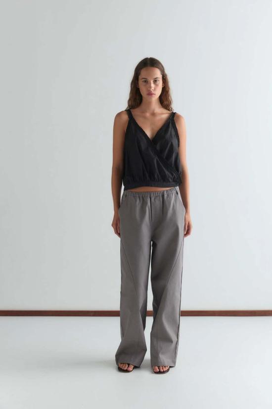  데이지 스튜디오 스트레이트 팬츠 Deiji Studios Curve Pant Lavender Smoke - DEIJI STUDIO