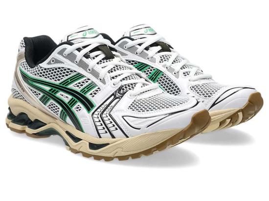  아식스 스니커즈 젤 카야노 14  화이트/히노키 베이지 - ASICS