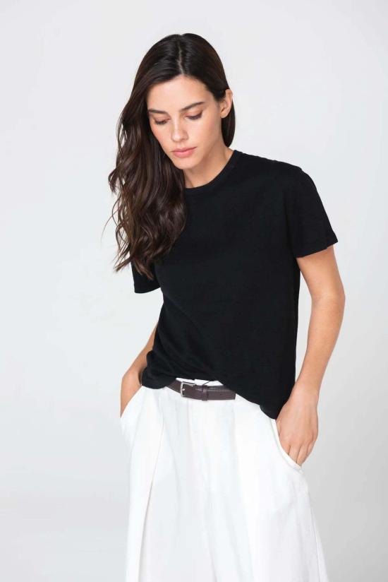  LǍOLAO STUDIOS 반팔 티셔츠 라올라오 스튜디오 린넨 티셔츠 - OTHER BRANDS