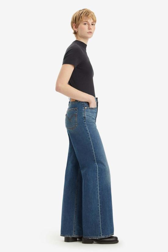  리바이스 데님 팬츠 리비케이지 와이드 레그 폴라 페리미터 - LEVI'S