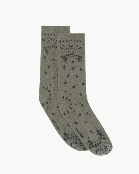  쿠즈텡 양말 Kujten Sig Bandana  말 카키