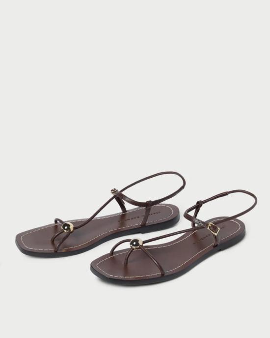  로플러랜달 샌들 뢰플러 랜달 라라 레더  에스프레소 - LOEFFLER RANDALL