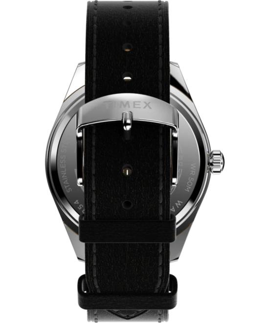  타이맥스 손목시계 Timex Legacy 41mm 가죽 스트랩 시계 - TIMEX
