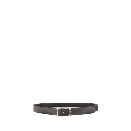  살바토레 페라가모 벨트 페라가모 송아지 가죽 보스 타우러스  블랙 - SALVATORE FERRAGAMO