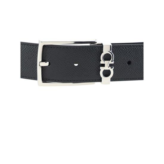  살바토레 페라가모 벨트 페라가모 송아지 가죽 보스 타우러스  블랙 - SALVATORE FERRAGAMO