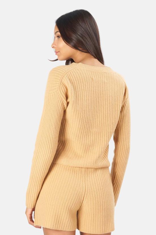  더 타일 클럽 가디건 TILWFW21 08 CAMEL - THE TILE CLUB