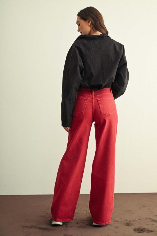  저스트 블랙 데님 스트레이트 팬츠 BP453J RED - JUST BLACK DENIM