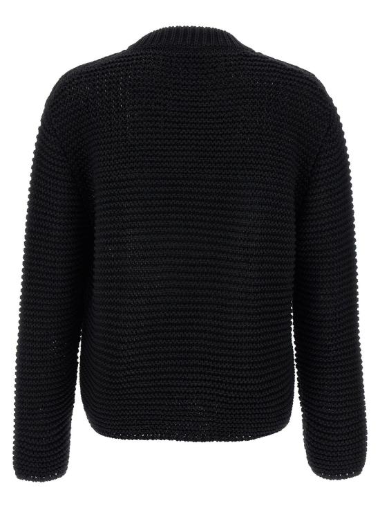 알렉산더 맥퀸 스웨터 투톤 코튼 - ALEXANDER MCQUEEN