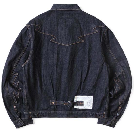  캐피탈 데님 자켓 Kapital 12oz 데님 산토 도밍고 썬더버드 재킷 - KAPITAL