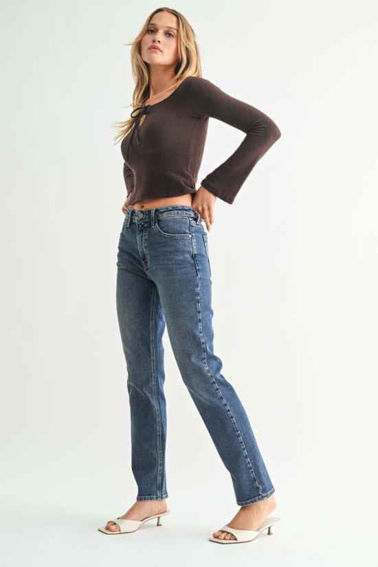  저스트 블랙 데님 데님 팬츠 BP514J BLUE - JUST BLACK DENIM
