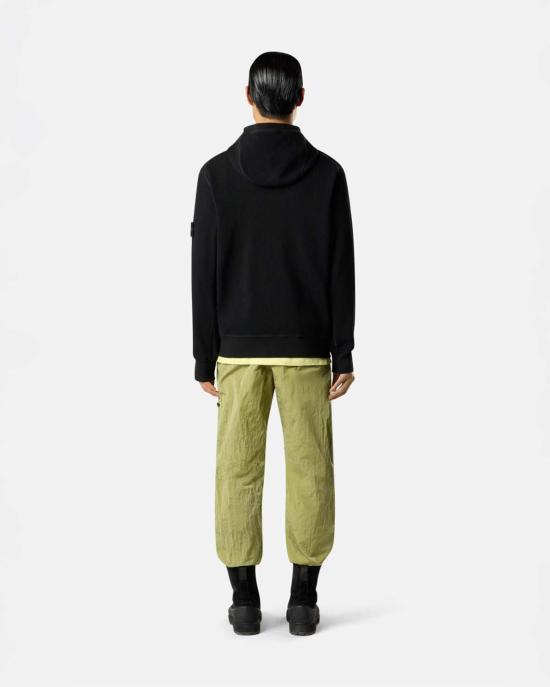 스톤 아일랜드 후드 티셔츠 L1S15 6100058 V0029 BLACK - STONE ISLAND