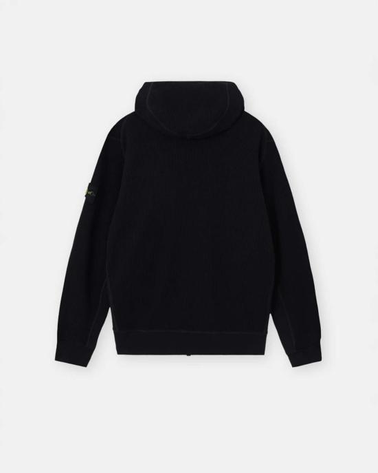  스톤 아일랜드 후드 티셔츠 L1S15 6100058 V0029 BLACK - STONE ISLAND