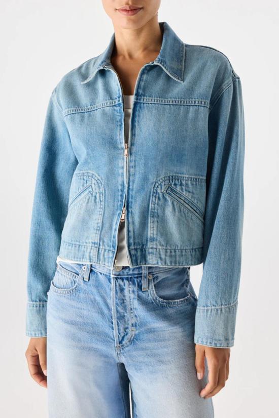 아모 데님 데님 자켓 맨디 재킷 일시 정지 - AMO DENIM