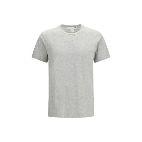 26SS 꼼데가르송 반팔 티셔츠 Comme Des Garçons 반팔 크루넥 티셔츠 그레이