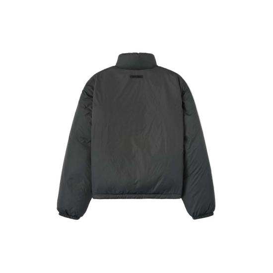  피어오브갓 숏패딩 Fear Of God Essentials 립스톱 나일론  재킷 아이언 그레이 - FEAR OF GOD