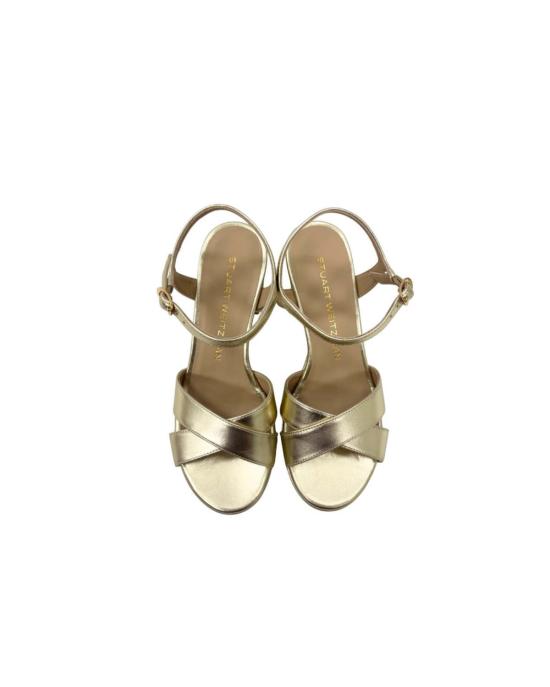  스튜어트 와이츠먼 샌들 데이나 플랫폼 80  라이트 골드 - STUART WEITZMAN