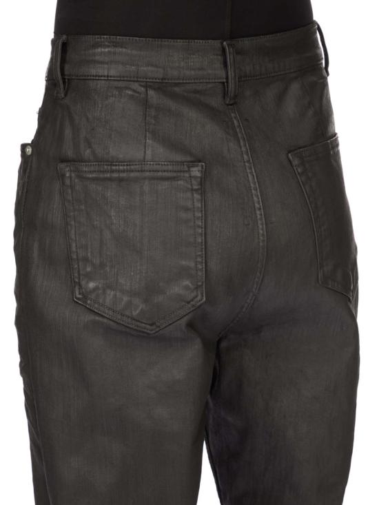 26SS 릭 오웬스 데님 팬츠 볼란 부츠컷 데님 진 블랙 - RICK OWENS