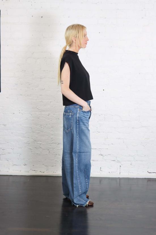  NEEDBY Vintage 데님 팬츠 니드비 빈티지 아키바 컷오프 진, 9년 착용, 타루마 워싱 - OTHER BRANDS