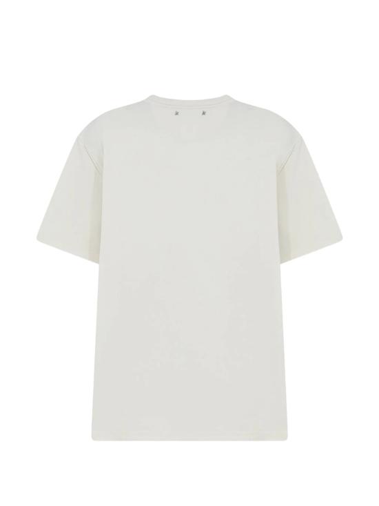 26FW 골든구스 반팔 티셔츠 GMP01220P002619 11560 Bianco - GOLDEN GOOSE