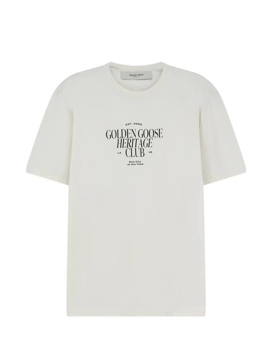 26FW 골든구스 반팔 티셔츠 GMP01220P002619 11560 Bianco