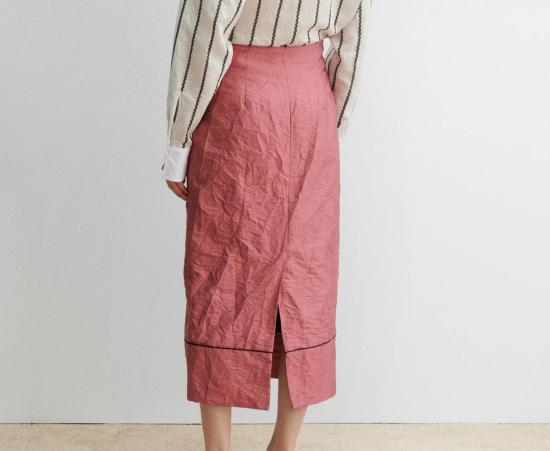  레이첼 코미 롱 스커트 빅 스커트 다크 핑크 - RACHEL COMEY