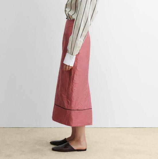  레이첼 코미 롱 스커트 빅 스커트 다크 핑크 - RACHEL COMEY