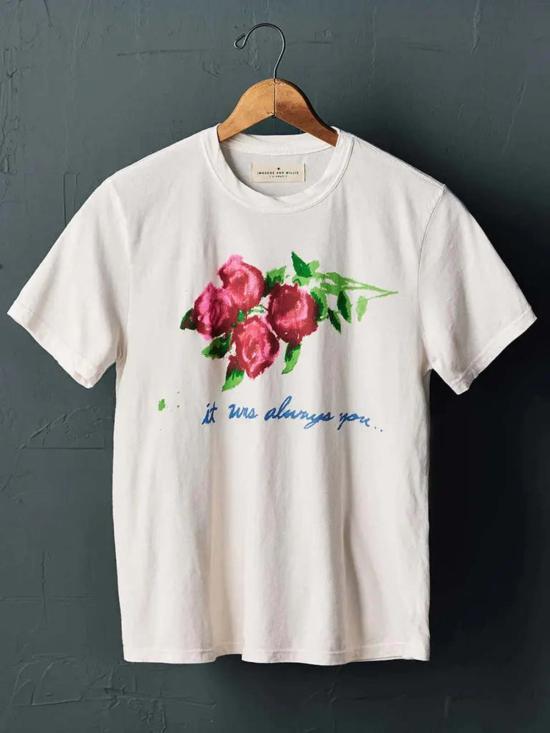  Imogene + Willie 반팔 티셔츠 이모진 + 윌리 "항상 너" 티셔츠 - OTHER BRANDS